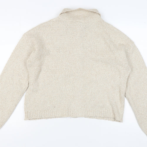 Collusion Women's Beige Button Cardigan Size 10