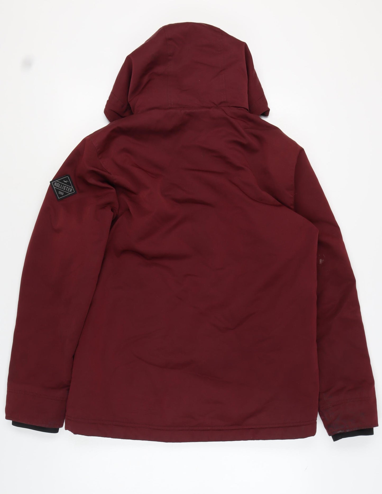 Hollister Men’s Red Parka Jacket L