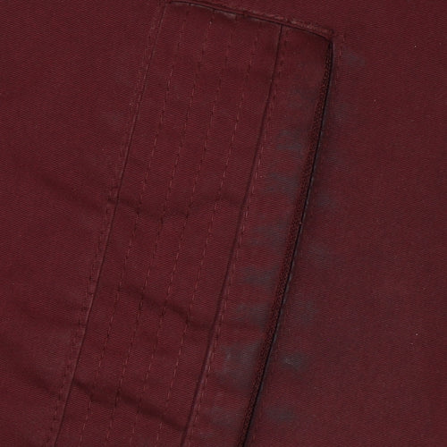 Hollister Men’s Red Parka Jacket L