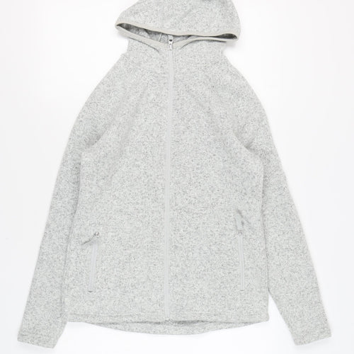 Mountain Warehouse Women's Grey Fleece Jacket Size 12