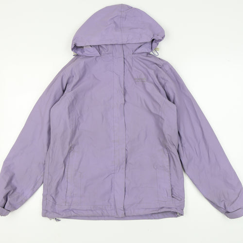 Regatta Women's Purple Hooded Anorak Jacket Size 12