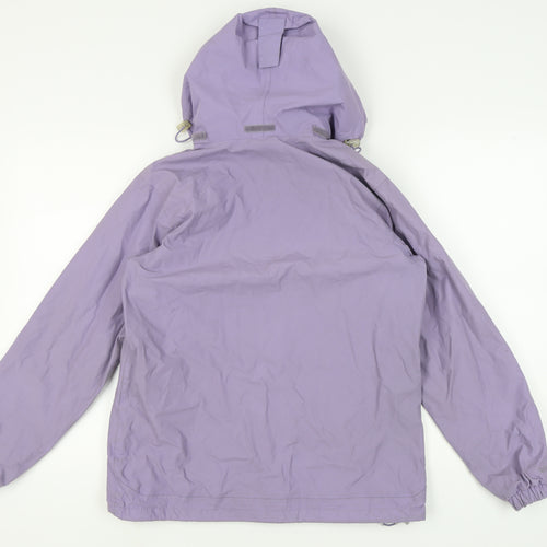 Regatta Women's Purple Hooded Anorak Jacket Size 12