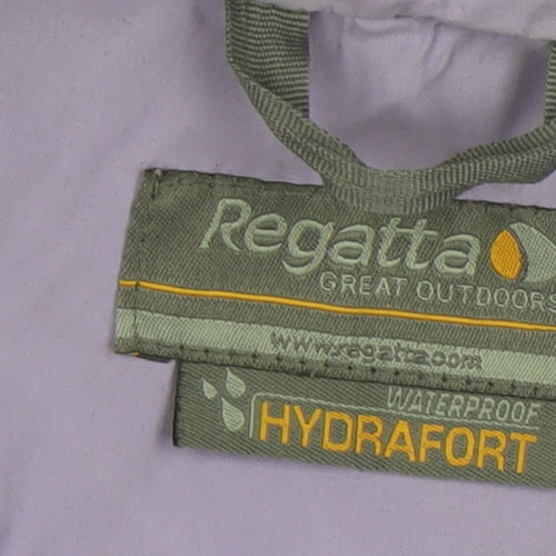 Regatta Women's Purple Hooded Anorak Jacket Size 12