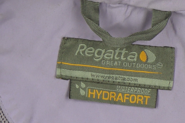 Regatta Women's Purple Hooded Anorak Jacket Size 12