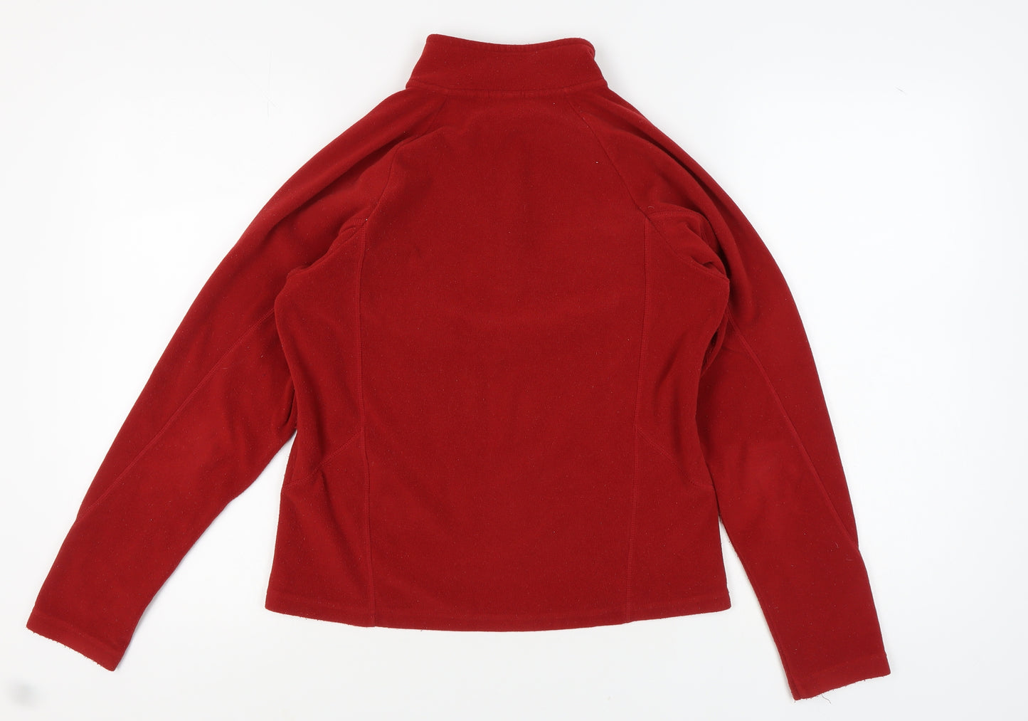Rab Women's Red 1/2 Zip Henley Fleece Sweatshirt Size 12
