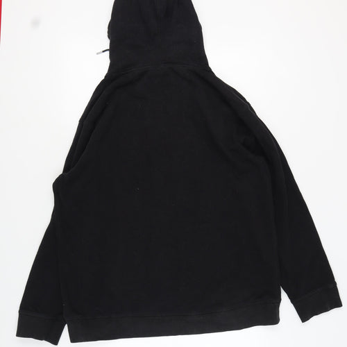 DKNY Unisex Black Pullover Hoodie XL - Casual Comfort