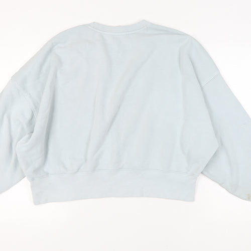Adidas Women's Blue Sweatshirt Size 16 Relaxed Fit