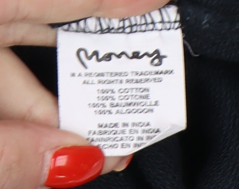 Money Men's Black Pullover Hoodie, Size M