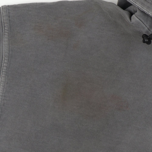 Nike Men's Grey S Pullover Hoodie with Pockets