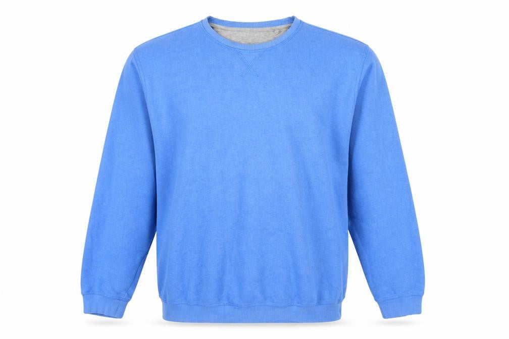 Front view of James Pringle Men's Blue Pullover Sweatshirt L