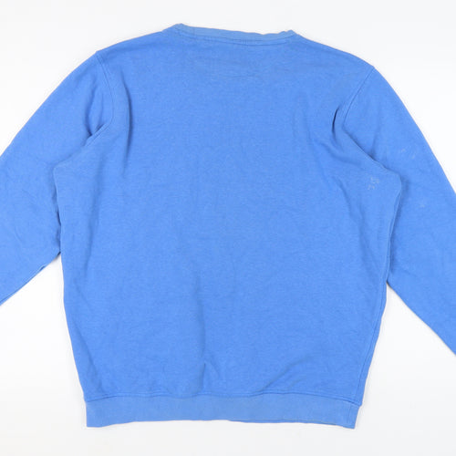 James Pringle Men's Blue Pullover Sweatshirt L
