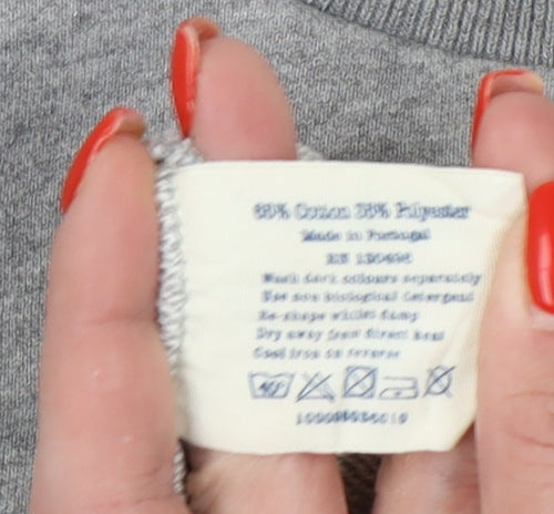 Jack Wills Men's Grey Pullover Sweatshirt, Size S