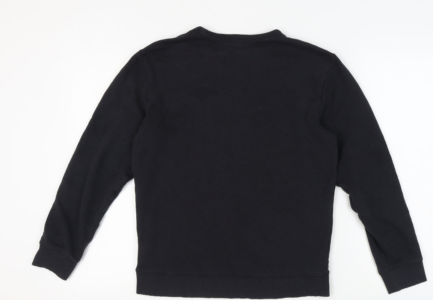 Lee Women's Black Logo Pullover Sweatshirt M