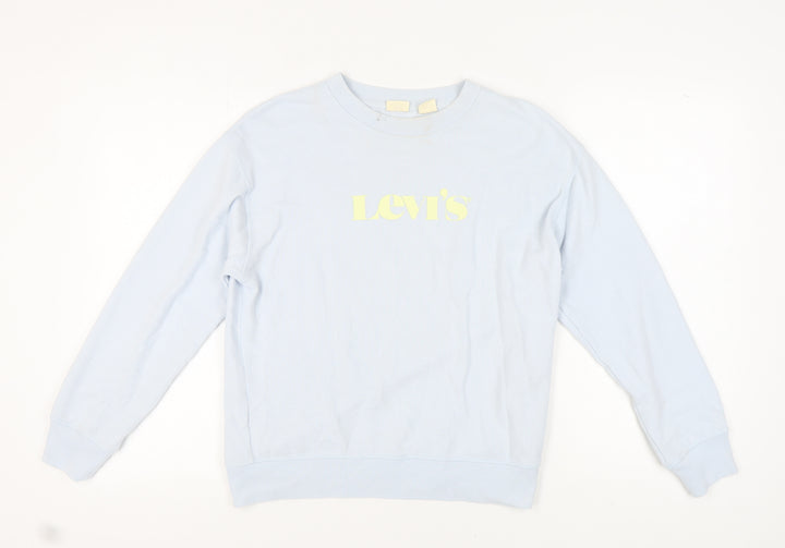 Levi's Women's Blue Pullover Sweatshirt S Casual