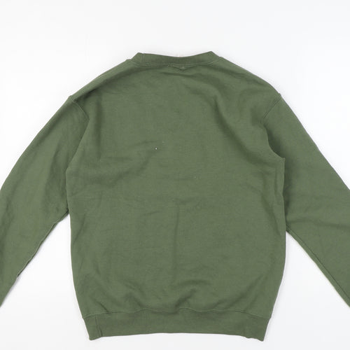 G&G Men's Green Pullover Sweatshirt S Logo