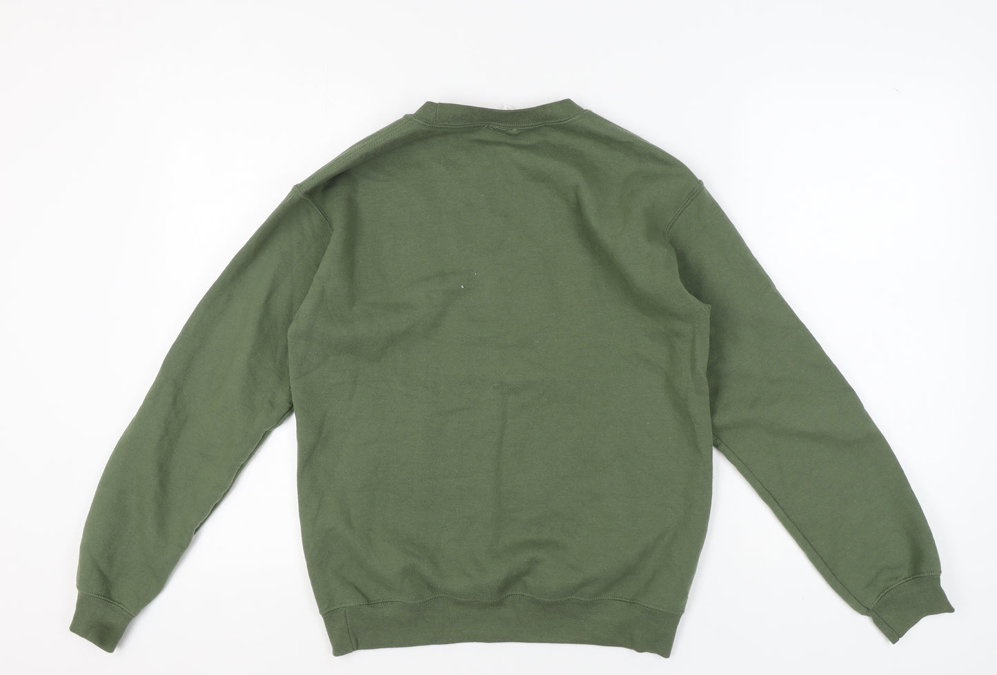 G&G Men's Green Pullover Sweatshirt S Logo