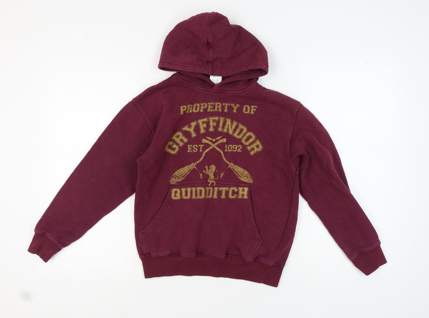 Harry Potter Girls Red Gryffindor Pullover Hoodie L