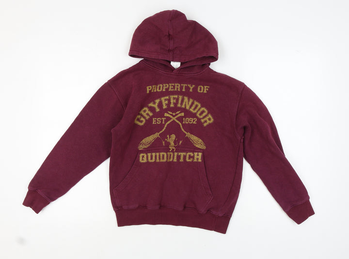 Harry Potter Girls Red Gryffindor Pullover Hoodie L