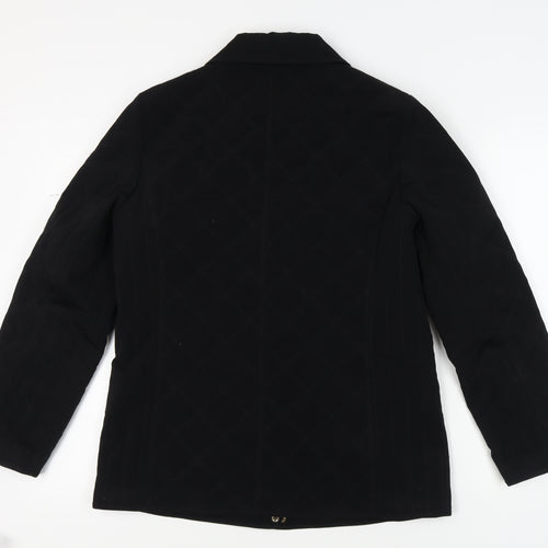 Liz Claiborne Women's Black Quilted Jacket M
