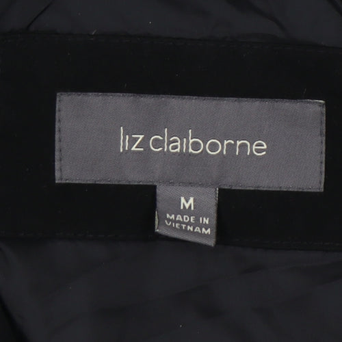 Liz Claiborne Women's Black Quilted Jacket M