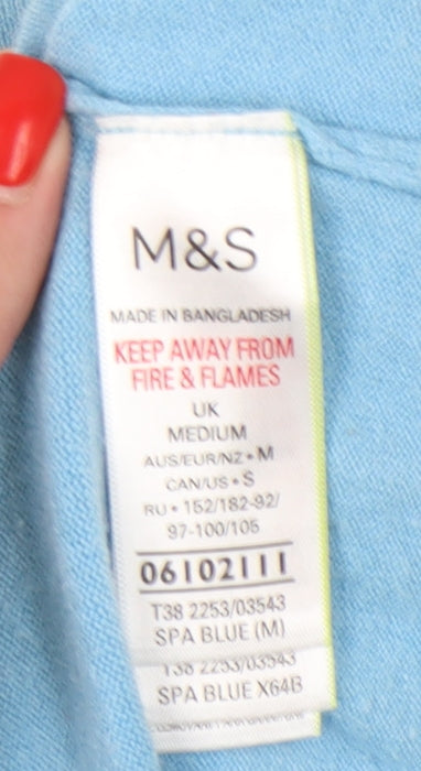 Marks and Spencer Women's Blue Pullover Jumper M