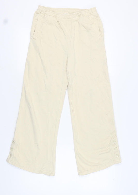 Marks and Spencer Girls Beige Trousers Age 13-14 Flame-Resistant