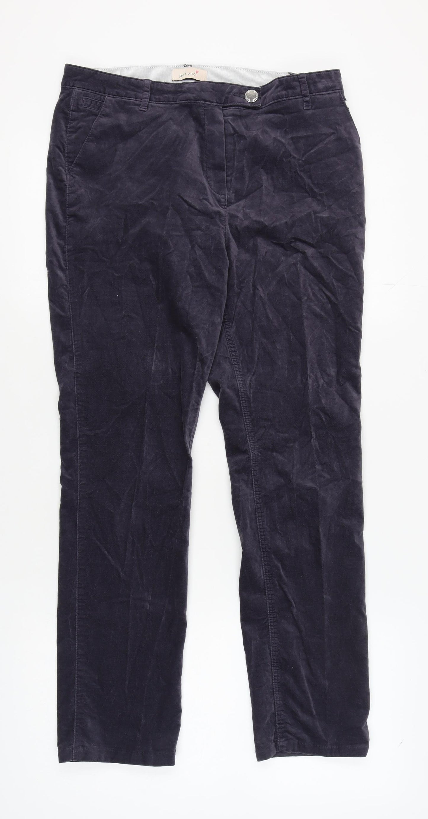 Marks and Spencer Women's Black Trousers - Size 14