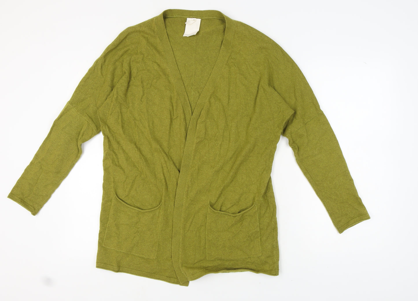 Braintree Women's Green Cardigan M V-Neck Knit