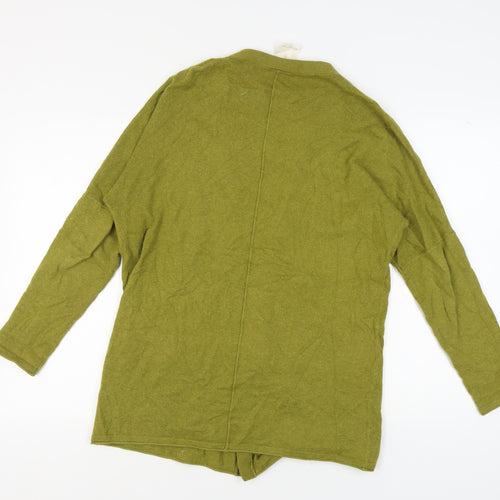 Braintree Women's Green Cardigan M V-Neck Knit