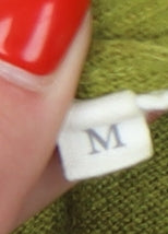 Braintree Women's Green Cardigan M V-Neck Knit