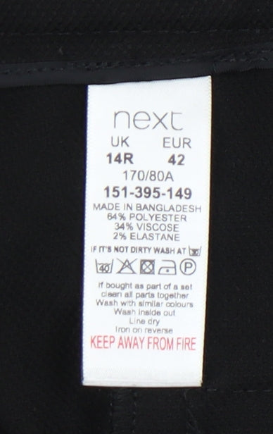Next Women's Size 14 Black Trousers