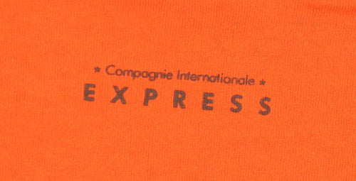 Express Orange Unisex T-Shirt M - Trendy & Casual