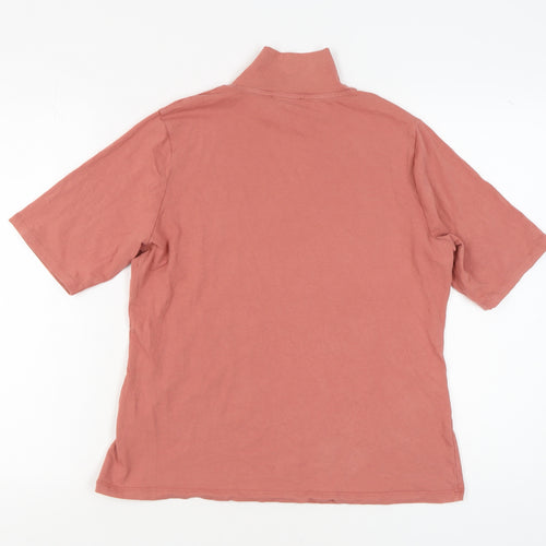 Marks and Spencer Pink High Neck Women's Top Size 18