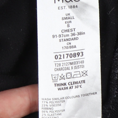 Marks and Spencer Men's Black S Basic Jacket 36-38"