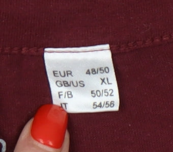 bpc selection Women's Red XL Basic Top