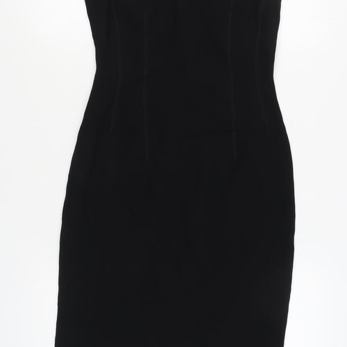 Clips Women's Black 12 Pencil Dress, Wool Blend