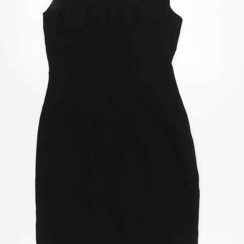 Clips Women's Black 12 Pencil Dress, Wool Blend