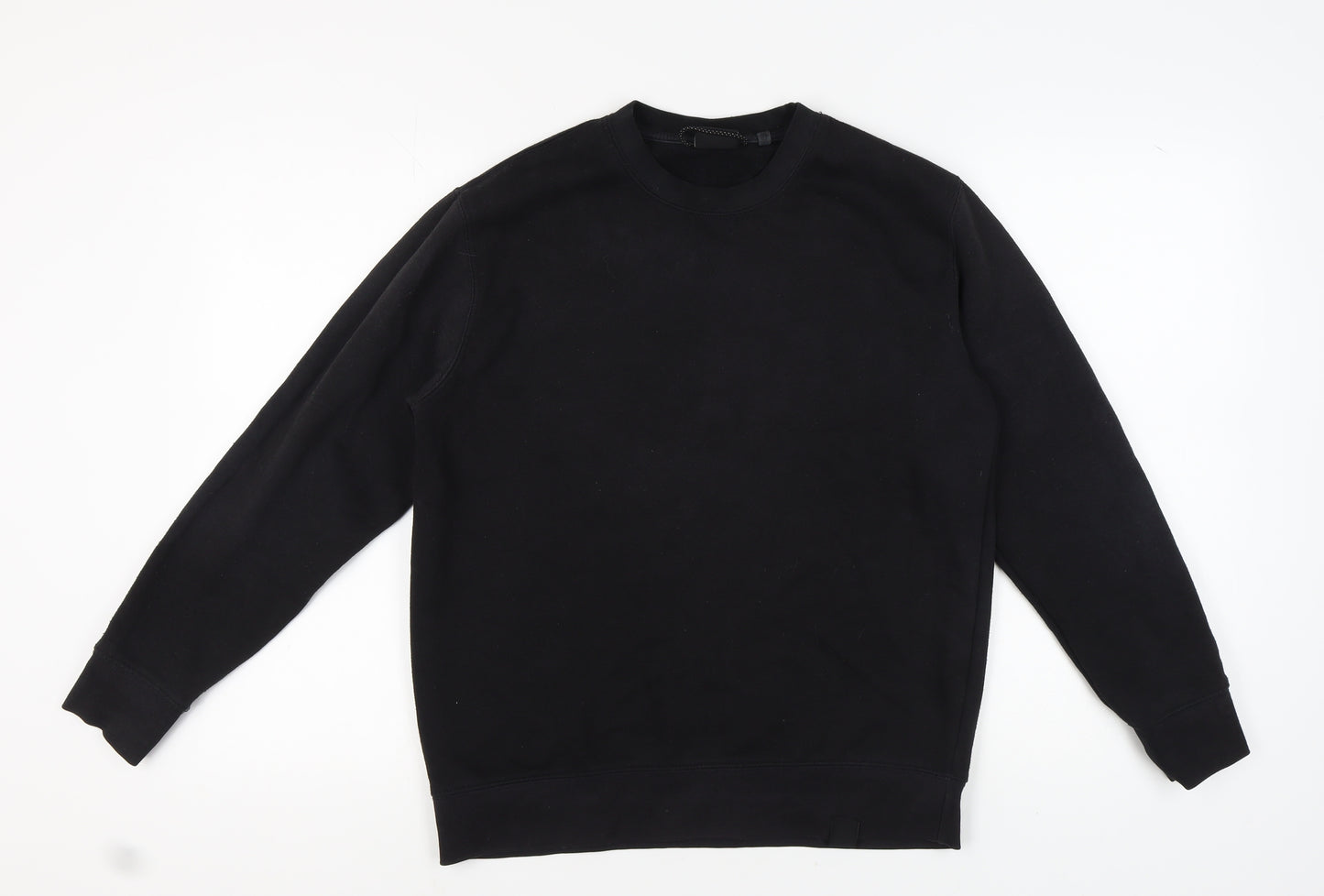 Pull&Bear Men's Black Pullover Sweatshirt M