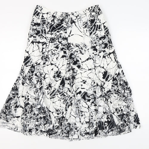 Per Una Women's Multicoloured A-Line Midi Skirt, Size 12