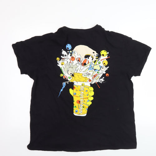 Sol's Men's Black XL Beer Graphic T-Shirt