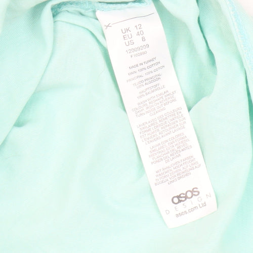 ASOS DESIGN Blue Unisex T-Shirt Size 12 Crew Neck Casual