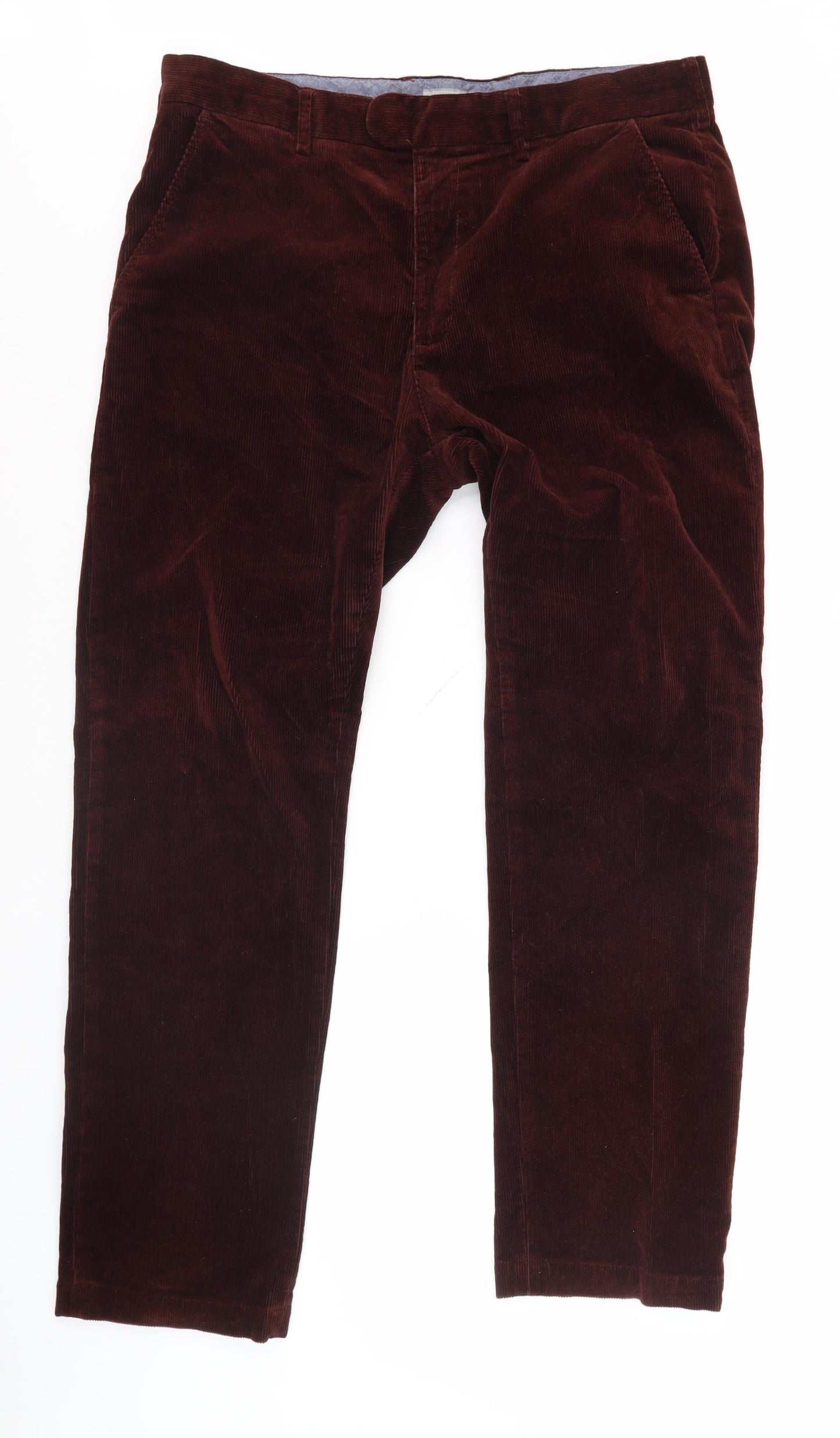 Marks and Spencer Men’s Brown Corduroy Trousers 36R