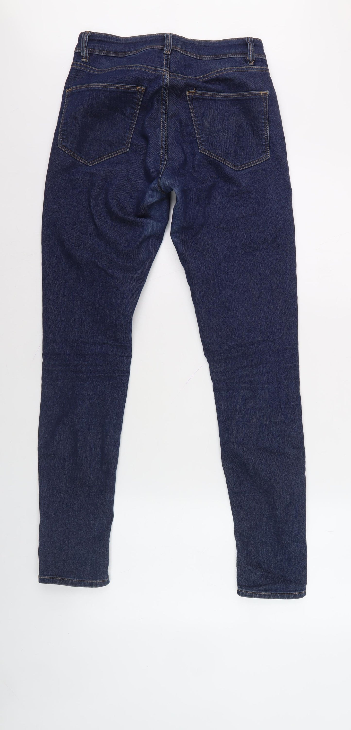 H&M Women's Blue Skinny Jeans Size 10 Denim