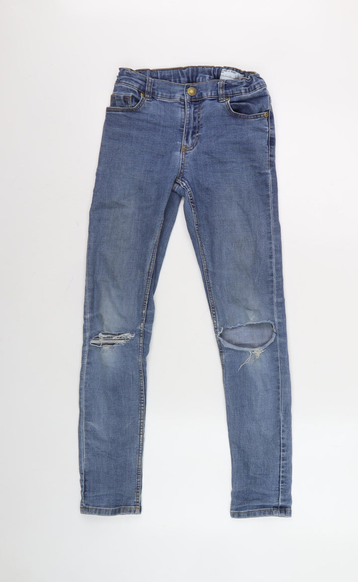 Polarn O. Pyret Boys Blue Skinny Jeans Size 146