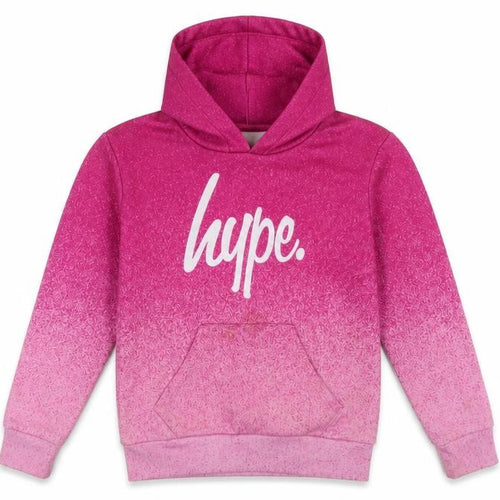 Hype Girls Pink Pullover Hoodie - 7-8 Years, Graphic Print