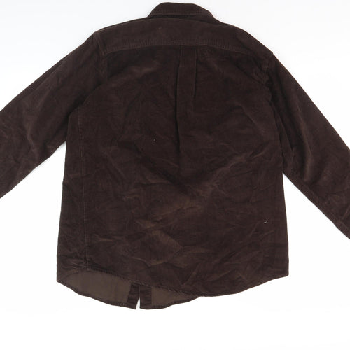 Cotton Traders Men's Brown Corduroy Shirt M