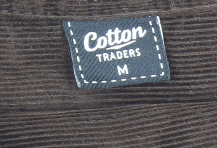 Cotton Traders Men's Brown Corduroy Shirt M