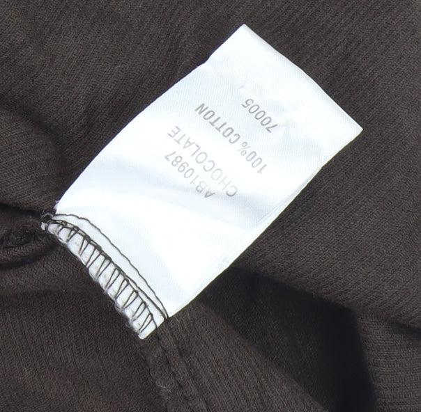 Cotton Traders Men's Brown Corduroy Shirt M