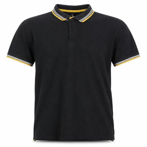 STH SHORE Men's Black Polo XL Cotton Short Sleeve