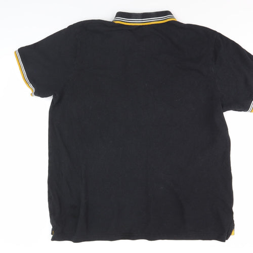 STH SHORE Men's Black Polo XL Cotton Short Sleeve